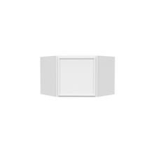 Load image into Gallery viewer, RTA - Slim Shaker Oatmeal - Diagonal Corner Wall Cabinets - 24&quot;W x 12&quot;H x 12&quot;D