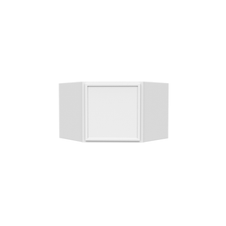 RTA - Slim Shaker Oatmeal - Diagonal Corner Wall Cabinets - 24