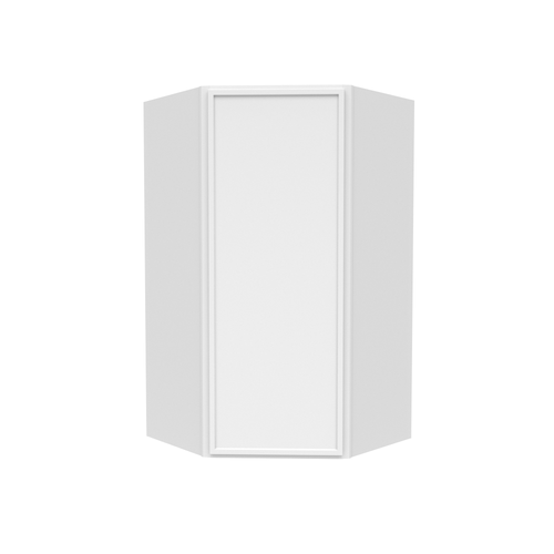 RTA - Slim Shaker Oatmeal - Diagonal Corner Wall Cabinets - 24