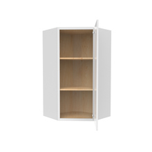 Load image into Gallery viewer, RTA - Slim Shaker Oatmeal - Diagonal Corner Wall Cabinets - 24&quot;W x 30&quot;H x 12&quot;D