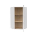 Load image into Gallery viewer, RTA - Slim Shaker Oatmeal - Diagonal Corner Wall Cabinets - 24&quot;W x 30&quot;H x 12&quot;D