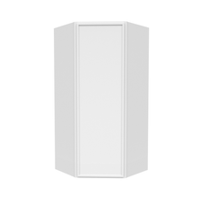 Load image into Gallery viewer, RTA - Slim Shaker Oatmeal - Diagonal Corner Wall Cabinets - 24&quot;W x 36&quot;H x 12&quot;D