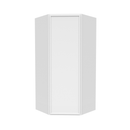 Load image into Gallery viewer, RTA - Slim Shaker Oatmeal - Diagonal Corner Wall Cabinets - 24&quot;W x 36&quot;H x 12&quot;D
