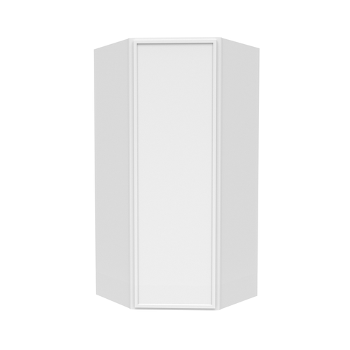 RTA - Slim Shaker Oatmeal - Diagonal Corner Wall Cabinets - 24