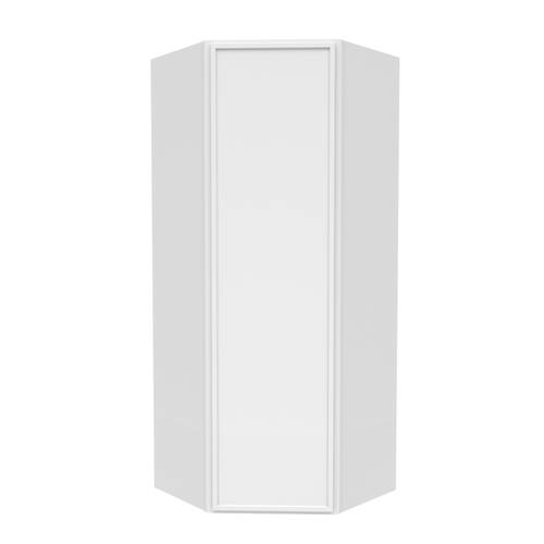 RTA - Slim Shaker Oatmeal - Diagonal Corner Wall Cabinets - 24