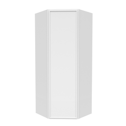 RTA - Slim Shaker Oatmeal - Diagonal Corner Wall Cabinets - 24