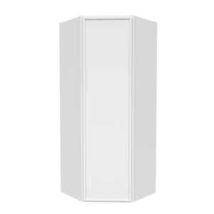 RTA - Slim Shaker Oatmeal - Diagonal Corner Wall Cabinets - 24"W x 42"H x 12"D