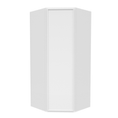 Load image into Gallery viewer, RTA - Slim Shaker Oatmeal - Diagonal Corner Wall Cabinets - 27&quot;W x 42&quot;H x 15&quot;D