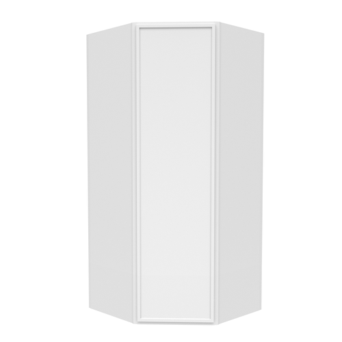 RTA - Slim Shaker Oatmeal - Diagonal Corner Wall Cabinets - 27