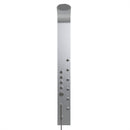 Load image into Gallery viewer, 65 in. 6-Jet Stainless Steel Shower Panel System with Fixed Round Rainfall Showerhead &amp; Handheld Shower, Self-Cleaning &amp; Jet Massage Feature