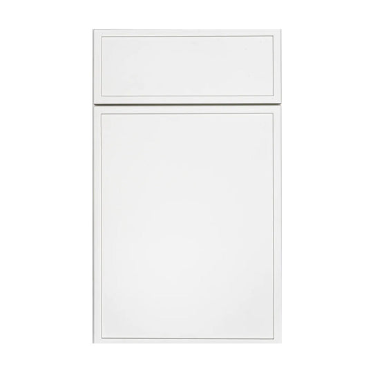 RTA - Slim Shaker Oatmeal - Wall Square Corner Cabinets - 24"W x 36"H x 12"D