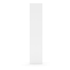 RTA - Shaker White - Tall Side Finished Skin - 23.25"W x 96"H x 0.25"D