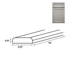 Load image into Gallery viewer, RTA - Windsor Ashen - Batten Molding - 96&quot;W x 0.75&quot;H x 0.25&quot;D