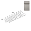 Load image into Gallery viewer, RTA - Windsor Ashen - Stem Glass Holder - 30&quot;W x 1.5&quot;H x 12&quot;D