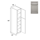 Load image into Gallery viewer, RTA - Windsor Ashen - Single Door Pantry Cabinets - 18&quot;W x 84&quot;H x 24&quot;D