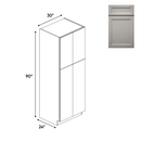Load image into Gallery viewer, RTA - Windsor Ashen - Double Door Pantry Cabinets - 30&quot;W x 90&quot;H x 24&quot;D