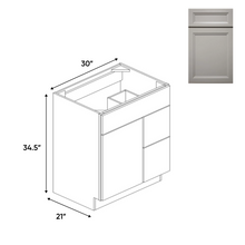 Load image into Gallery viewer, RTA - Windsor Ashen - Vanity Sink Drawer Base Cabinets - 30&quot;W x 34.5&quot;H x 21&quot;D - WA-VSD30R