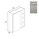 Load image into Gallery viewer, RTA - Windsor Ashen - Wall Blind Corner Cabinets - 30&quot;W x 42&quot;H x 12&quot;D