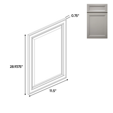 Load image into Gallery viewer, RTA - Windsor Ashen - Decorative End Panel Doors - 11.5&quot;W x 28.93&quot;H x 0.75&quot;D