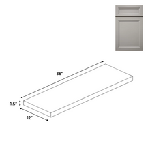 Load image into Gallery viewer, RTA - Windsor Ashen - Wall Shelf - 36&quot;W x 1.5&quot;H x 12&quot;D