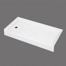 Load image into Gallery viewer, Acrylic shower tray Resin and fiberglass Three tile flanges Left Drain
