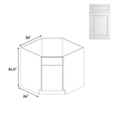 Load image into Gallery viewer, Diagonal Corner - Sink Base Cabinets - 36 in W x 34.5 in H x 24 in D - AO - BUILDMYPLACE