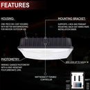 Load image into Gallery viewer, LED Canopy Light with 30W - 70W Selectable Wattage &amp; 3000K - 5000K CCT – Bronze - LEDMyPlace