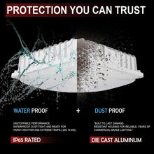 Load image into Gallery viewer, LED Canopy Light with 30W - 70W Selectable Wattage &amp; 3000K - 5000K CCT– White - LEDMyPlace