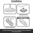 Load image into Gallery viewer, LED Canopy Light with 30W - 70W Selectable Wattage &amp; 3000K - 5000K CCT– White - LEDMyPlace