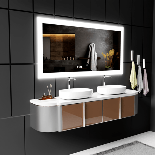 LED Mirror for Bathroom 36"x 48" w/ Backlit, Anti - Fog LED Vanity Mirror, CCT Changable (3 Colors), Memory Function, Touch Switch, Wateroroofed UL ETL Listed - LEDMyPlace