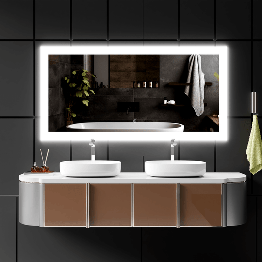 LED Mirror for Bathroom 36"x 48" w/ Backlit, Anti - Fog LED Vanity Mirror, CCT Changable (3 Colors), Memory Function, Touch Switch, Wateroroofed UL ETL Listed - LEDMyPlace