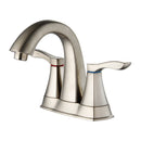 Load image into Gallery viewer, 4 Inch Centerset Bathroom Faucet Pop-up Drain in Brushed Nickel