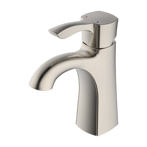 Single Handle Bathroom Faucet With Pop-up Drain in Bronze
