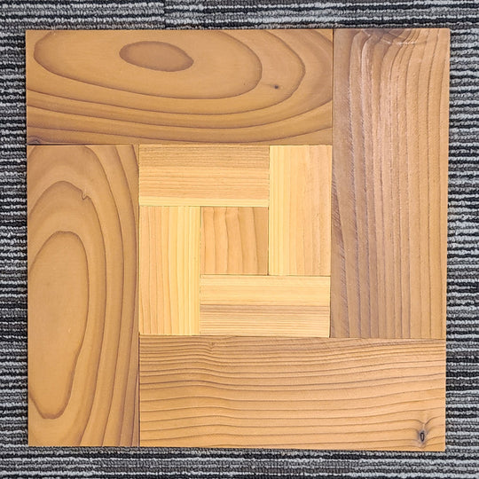 12" x 12" x 0.23 mm Milano Wood Mosaic Tile (5.01 sq.ft/ctn)