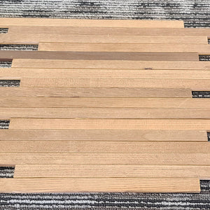 11" x 14" x 0.23 mm Geometrical Voluspa Wood Mosaic Tile (14.53 sq.ft/ctn)
