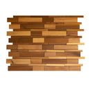 Load image into Gallery viewer, 11&quot; x 14&quot; x 0.24 mm Geometrical Linear Wood Mosaic Tile (14.87 sq.ft/ctn)