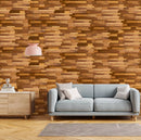 Load image into Gallery viewer, 11&quot; x 14&quot; x 0.24 mm Geometrical Linear Wood Mosaic Tile (14.87 sq.ft/ctn)