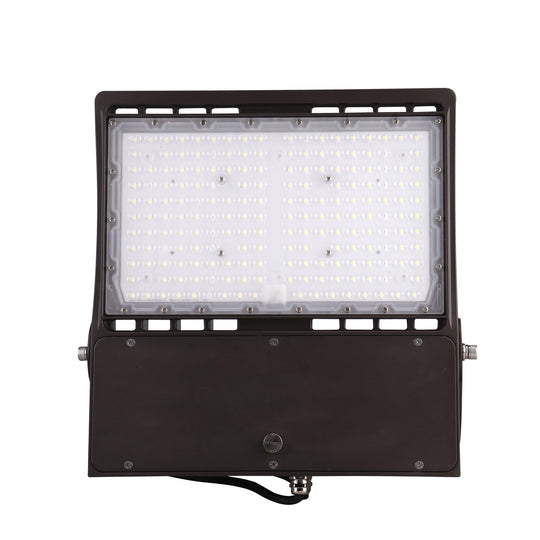 150 Watt LED Flood Light, 5700K, AC120-277V, Bronze, Dimmable, Outdoor Lighting, IP65 Waterproof LED Security Area Lights for Yard, Parking Lot, Playground & Stadium Lights