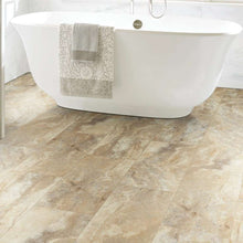 Load image into Gallery viewer, Shaw Floorte, Paragon Tile Plus 1022V-07052 Clay SPC Vinyl Flooring 12&quot; X 24&quot; X 5.5mm Thickness (15.83 SF/CTN)