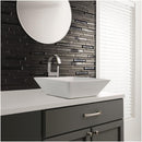 Load image into Gallery viewer, American Olean Union View Charcoal Black Glass &amp; Ceramic Mosaic
