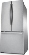 Load image into Gallery viewer, 30 Inch Freestanding French Door Refrigerator With 21.8 cu. ft. Total Capacity, 5 Glass Shelves, 7.0 cu. ft. Adjustable Glass Shelves in Stainless Steel