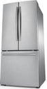 Load image into Gallery viewer, 30 Inch Freestanding French Door Refrigerator With 21.8 cu. ft. Total Capacity, 5 Glass Shelves, 7.0 cu. ft. Adjustable Glass Shelves in Stainless Steel