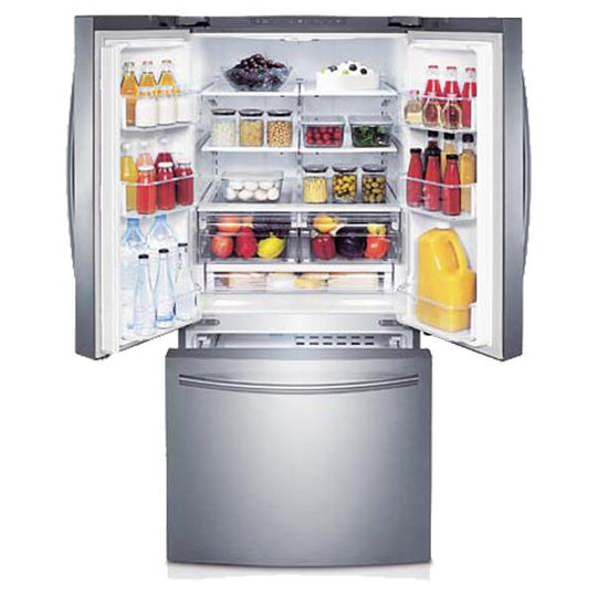 30 Inch Freestanding French Door Refrigerator With 21.8 cu. ft. Total Capacity, 5 Glass Shelves, 7.0 cu. ft. Adjustable Glass Shelves in Stainless Steel