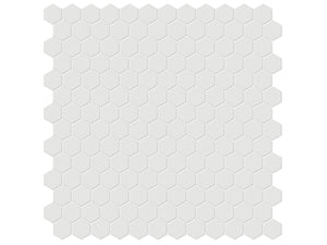 1 In Hexagon Vintage Grey Soho Matte Glazed Porcelain Mosaic