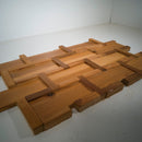 Load image into Gallery viewer, 15&quot; x 10&quot; x 0.59 mm Stereo Puzzle Wood Mosaic Tile (10.17 sq.ft/ctn)