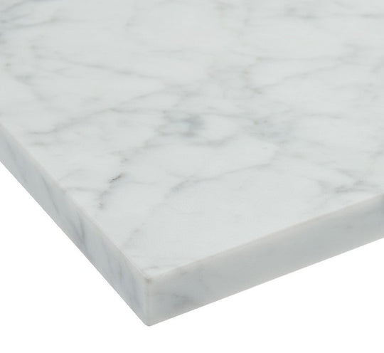 Bianco Carrara White Premium 1" thickness Vanity Top