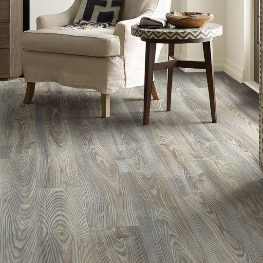 Shaw Floorte Pro Anvil Plus 2032V-07062 SPC Wood Plank Flooring, Gray Chestnut Floating/Glue Down Tile, 7" x 48" x 4.4mm Thickness (27.73SQ FT/ CTN)