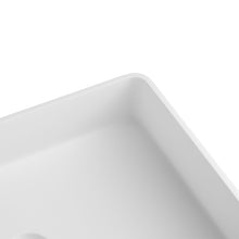 Load image into Gallery viewer, 21.25&quot; White Rectangular Vessel Bathroom Sink