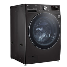 Load image into Gallery viewer, LG 27 in. 5.0 cu. ft. Mega Capacity Black Steel Smart Front Load Washer with TurboWash360, Steam &amp; Wi-Fi Connectivity