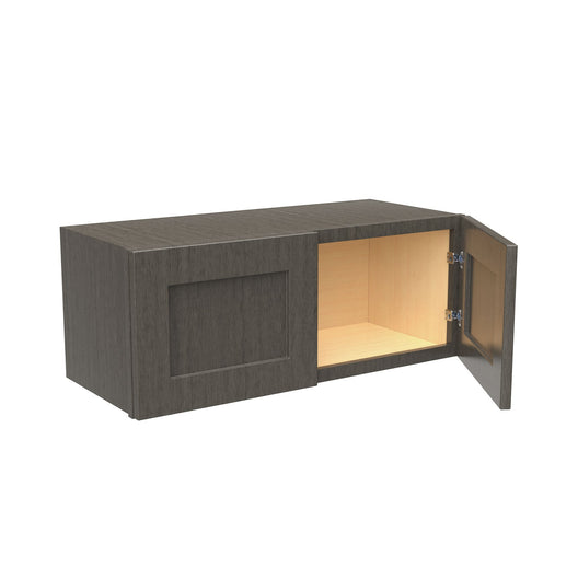 Elegant Smoky Grey - Double Door Wall Cabinet | 30